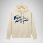 Unisex Cream Graphic Hoodie | North Myrtle Beach Print Fleece