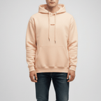 Buy Soft Peach Cotton Fleece Hoodie – for Men and Women in Pakistan