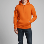 Buy essential Custom Orange Hoodie-for Men and Women in Pakistan