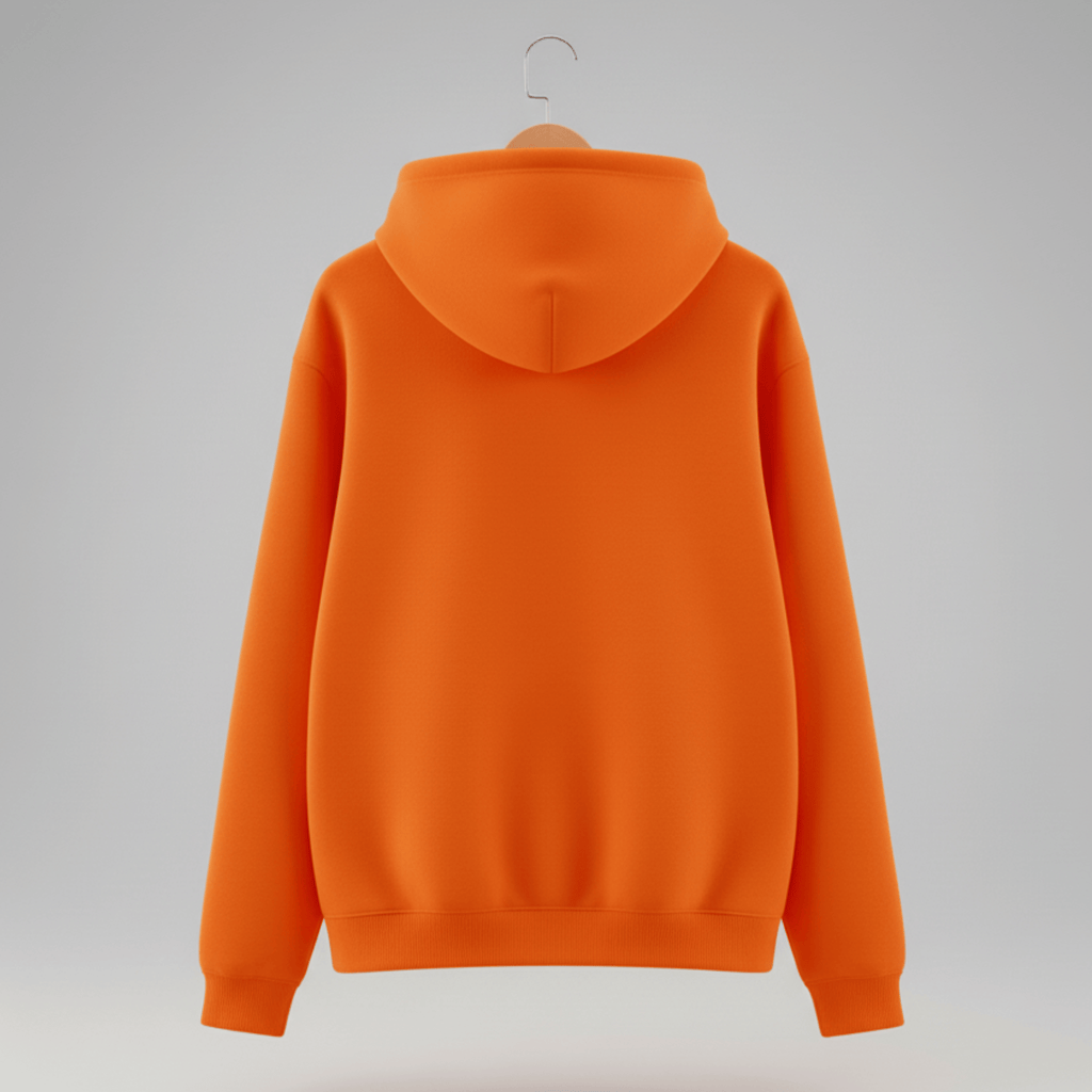 Buy essential Custom Orange Hoodie-for Men and Women in Pakistan